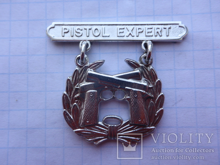 Знак pistol expert USMC