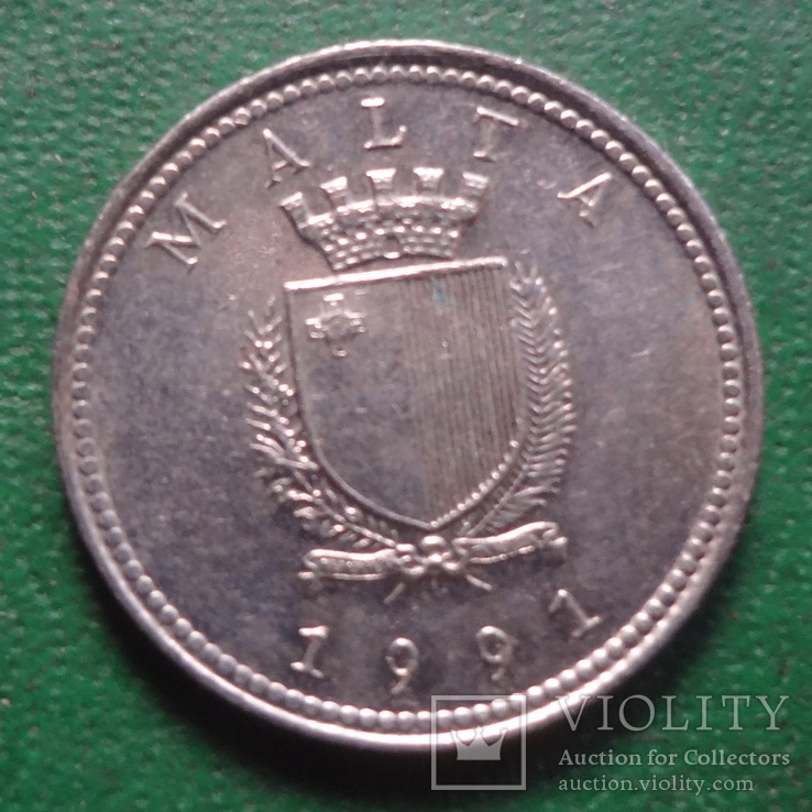 2 цента 1991  Мальта     (,2.2.36)~, фото №3