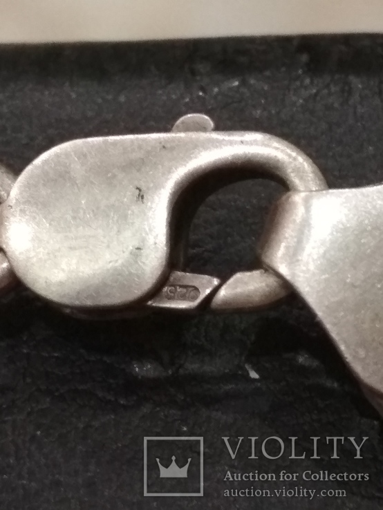 Серебряная мужская цепь 55 см 136 грамм 925 проба, фото №10
