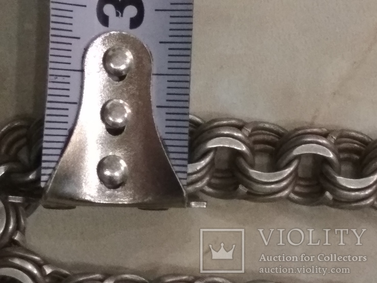 Серебряная мужская цепь 55 см 136 грамм 925 проба, фото №11