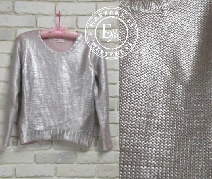 Сильвер металик свитер silver metallic sweater, фото №2