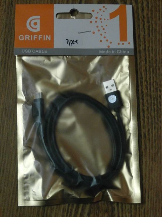 USB кабель Griffin Type-C 1m черный