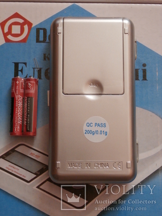 Ювелирные карманные весы Pocket Scale MH-200 0,01-200г с батерейками, фото №4