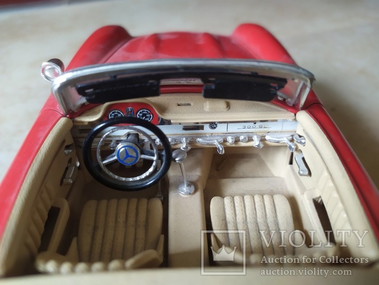 Mercedes 300 sl 1:18, фото №6