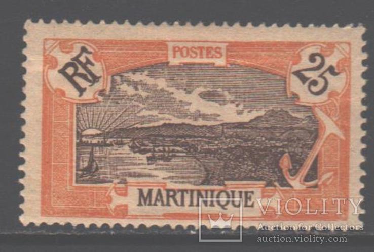 Франц. колонии. Мартиника. 1922. Вид, 25 с. *.