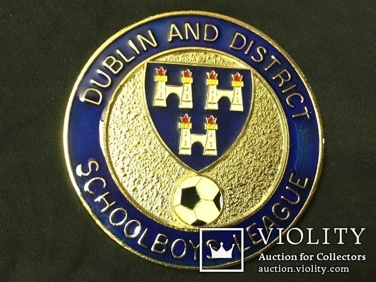 Футбольная медаль Дублин 2003г., фото №2