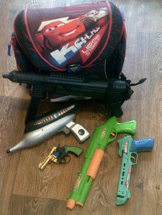 Детская комната( оружие,военная техника  + рюкзак), фото №4