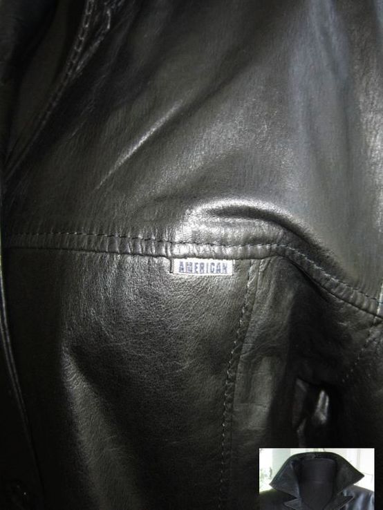 Стильная женская кожаная куртка AMERICAN STYLE. Лот 529, фото №8