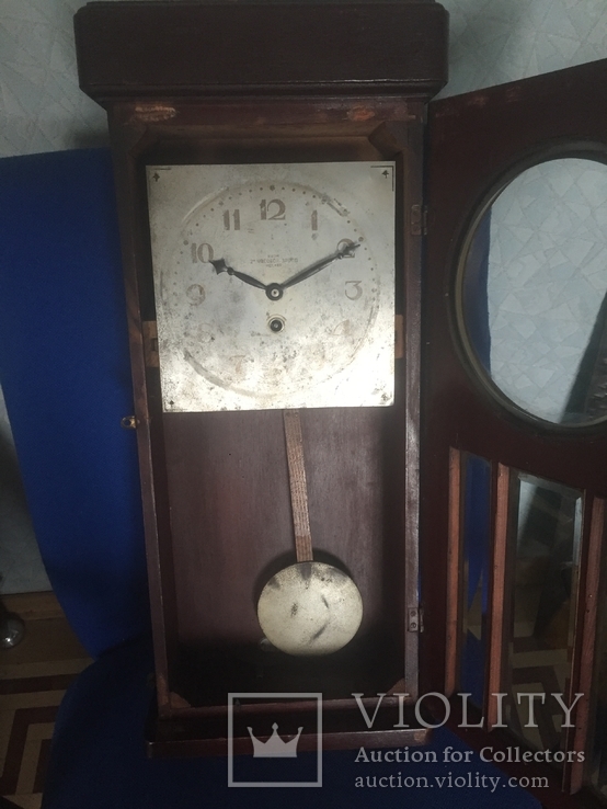 Часы настенные НКОМ,2-ой часовой завод Москва 1941 года, фото №5