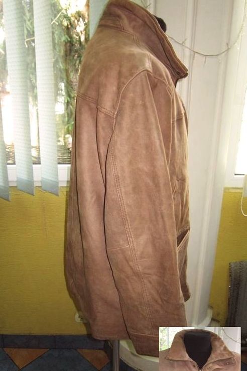 Утеплённая кожаная мужская куртка ARTURO. Италия. Лот 527, фото №4