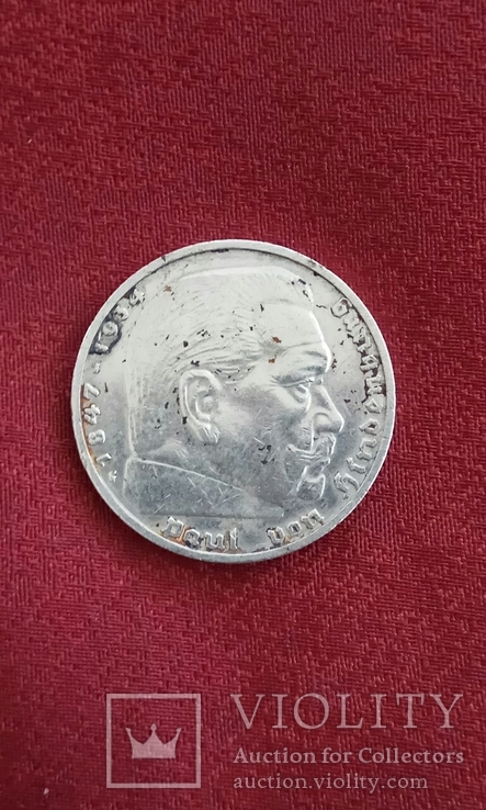 Германія 5 марок 1937 (G), фото №3