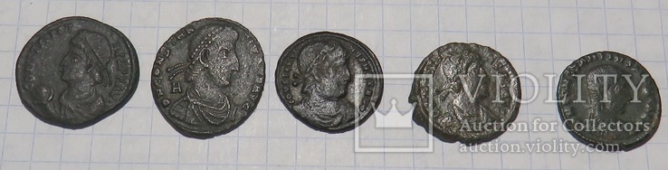 5 фоллисов императора Констанция II ( 337 -361)