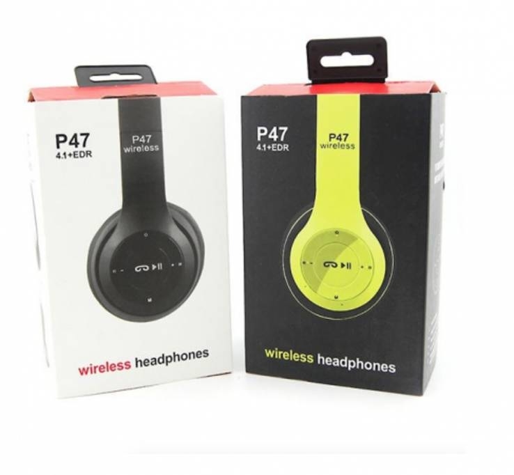 Наушники Bluetooth Wireless P47, numer zdjęcia 3