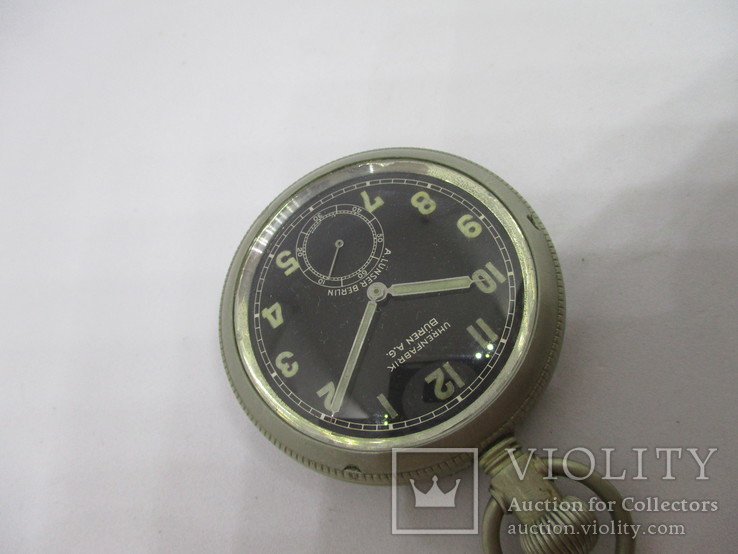 Карманные часы Uhrenfabrik BUREN A.G. для вермахта, фото №7