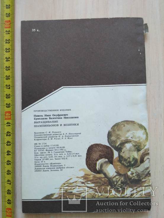 Пивень "Выращивание шапиньонов и вишенки" 1988р., фото №3
