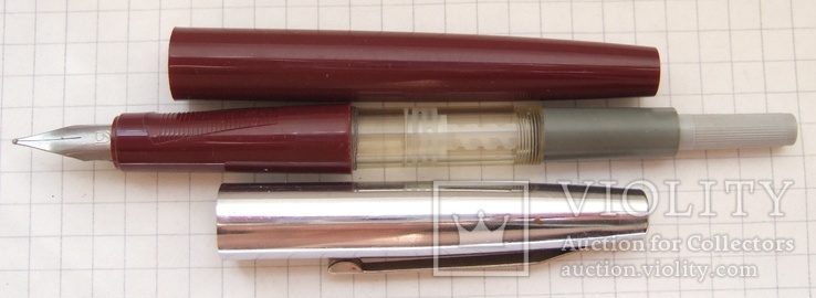 Перьевая ручка АР-812 со стреловидным пером. Знак качества. Пишет мягко и насыщенно., фото №5