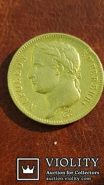 Золото. 40 франков 1811 г. Наполеон Бонапарт., фото №5