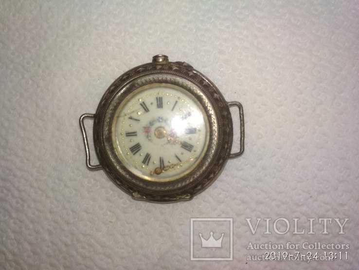 Старые часы с красивым циферблатом, фото №6