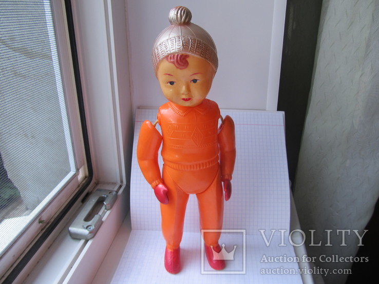 Целлулоид. Кукла в зимнем костюме. 60-ые гг., фото №3