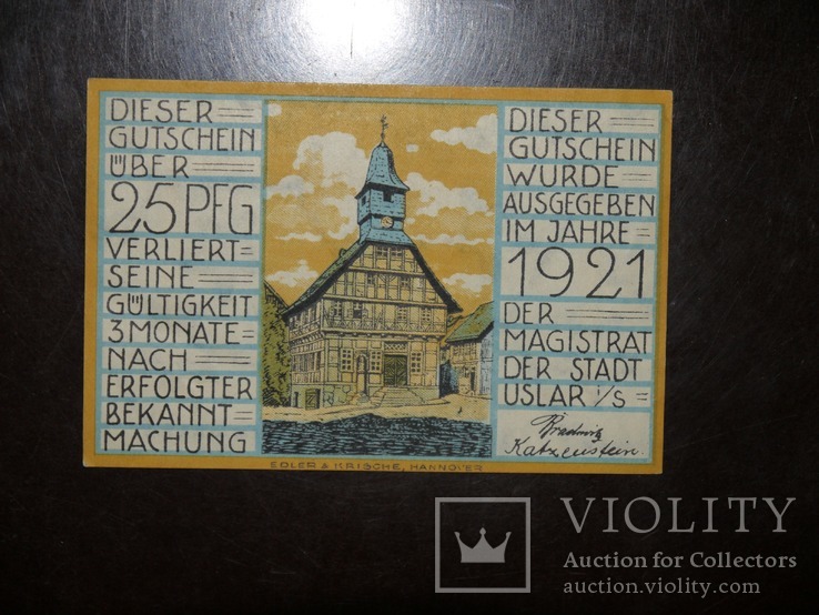 Германия 25 1921 нотгельд