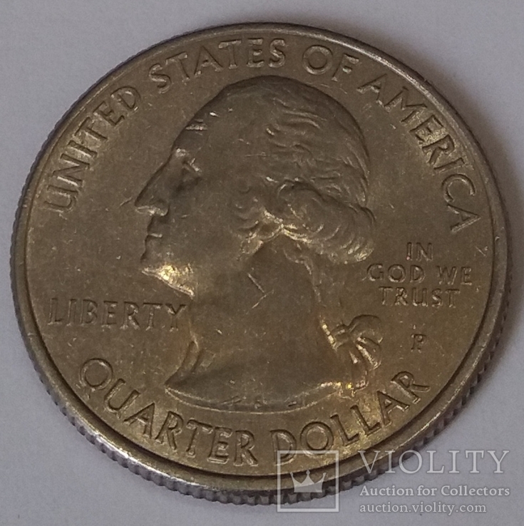 США ¼ долара, 2017 Національна пам'ятка Еффіджі-Маундз, фото №3