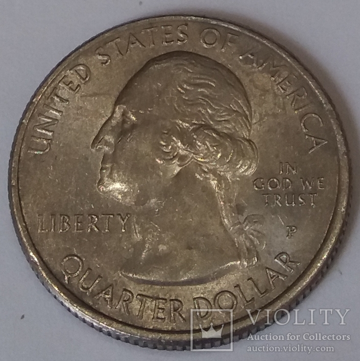 США ¼ долара, 2015 Дорога Блу Рідж, фото №3