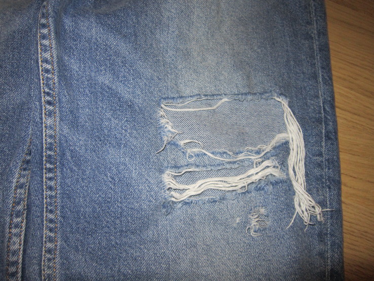 Літні пошарпані джинси, фото №4