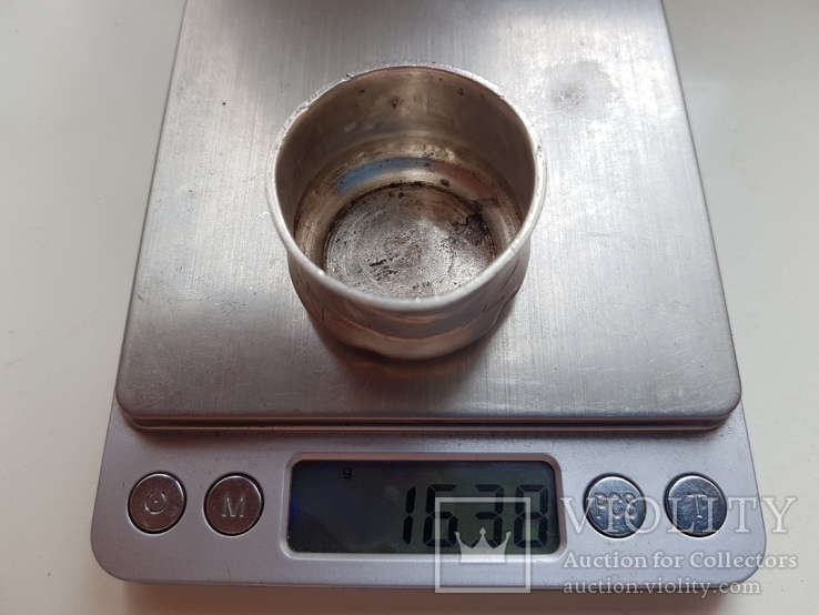 Серебряная солонка 84 пробы. Вес 16 г., фото №12