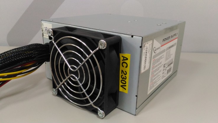 Блок питания Gembird 500W (CCC-PSU6X) 2 вентилятора., фото №6