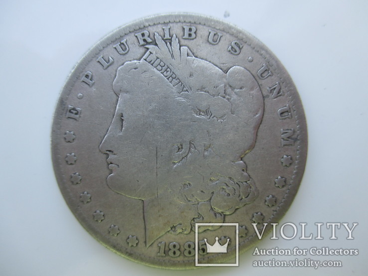 1 доллар США 1885 год., фото №2