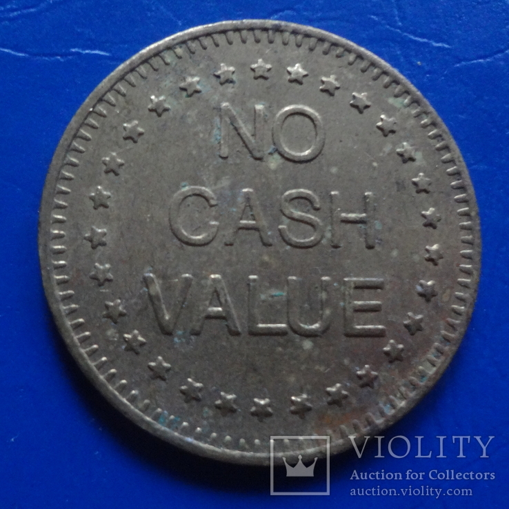Жетон  no cash value   (,9.8.5)~, фото №2