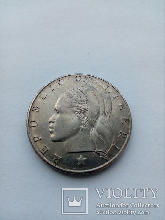 1 доллар 1968 Либерия, фото №4