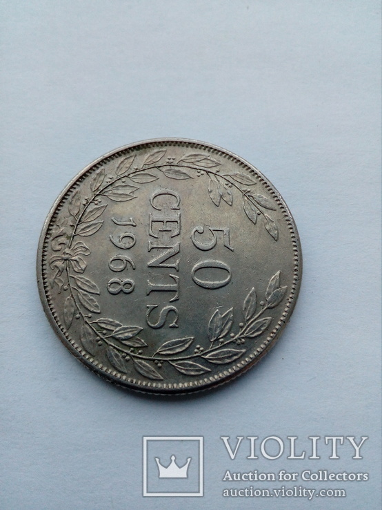 50 центов 1968 Либерия, фото №3