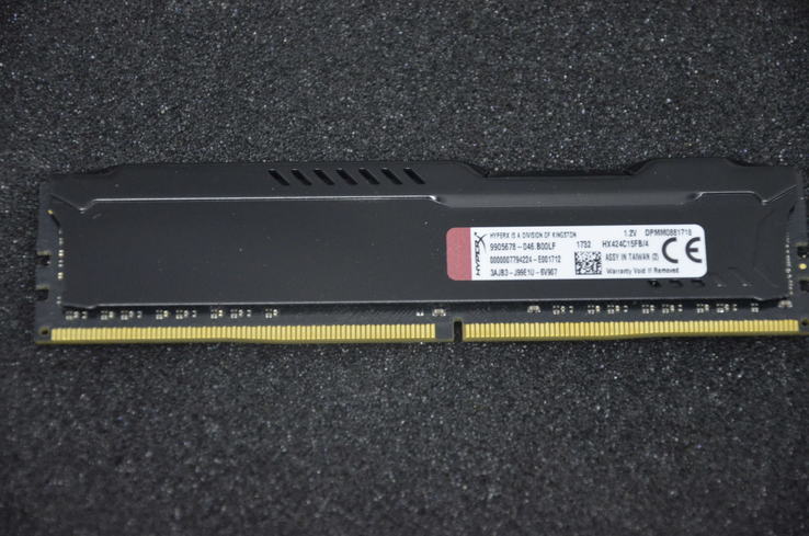 Оперативная память HyperX DDR4 4096MB PC4-19200 Fury Black, фото №2