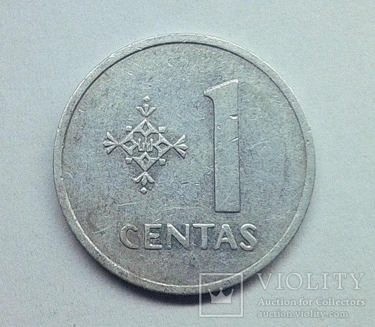 Литва 1 цент 1991