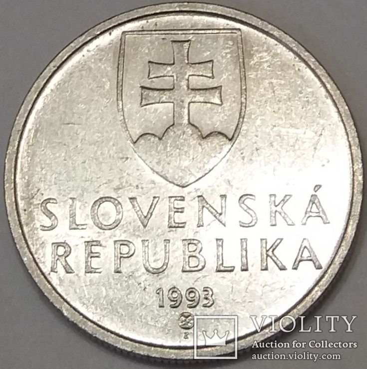 Словаччина 5 крон, 1993, фото №3