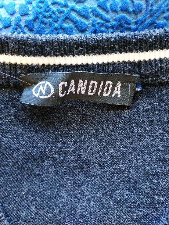 Джемпер пуловер CANDIDA Италия стрейч (кашемир шелк шерсть)p-p прибл. S, фото №7