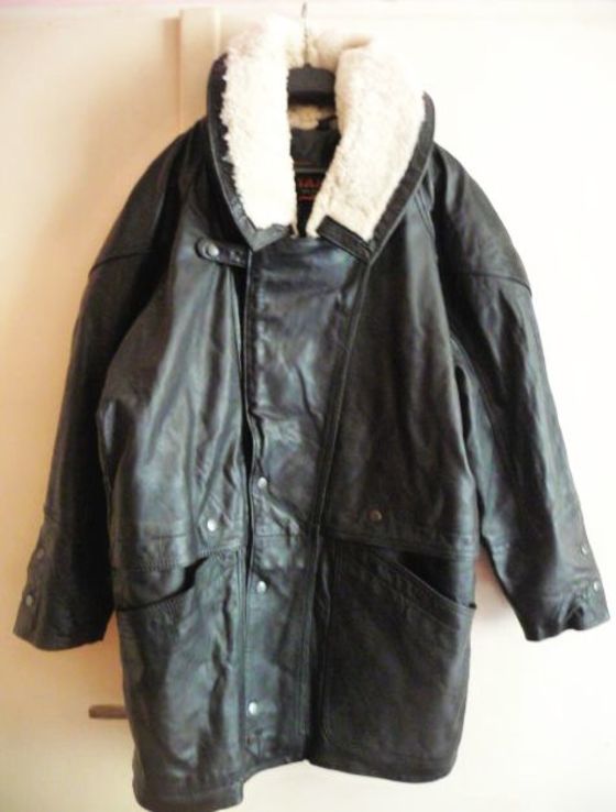 Утеплённая кожаная мужская куртка-косуха PELLE TANNIN'I. Испания. Лот 607, numer zdjęcia 2