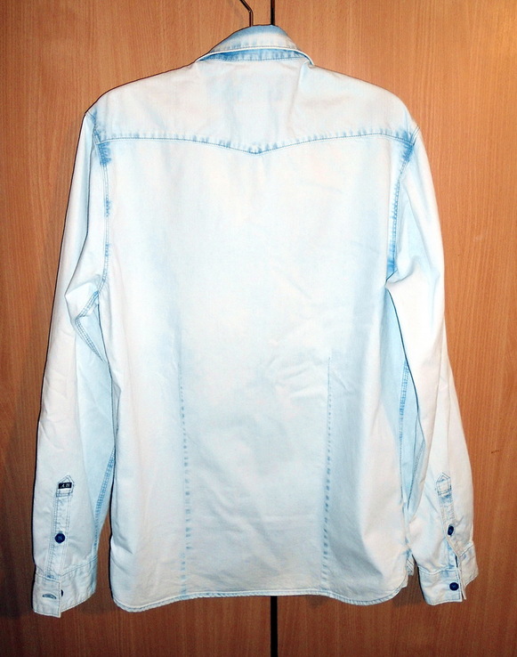 Scotch soda джинсовая рубашка XL scotch&amp;soda denim shirt, numer zdjęcia 7