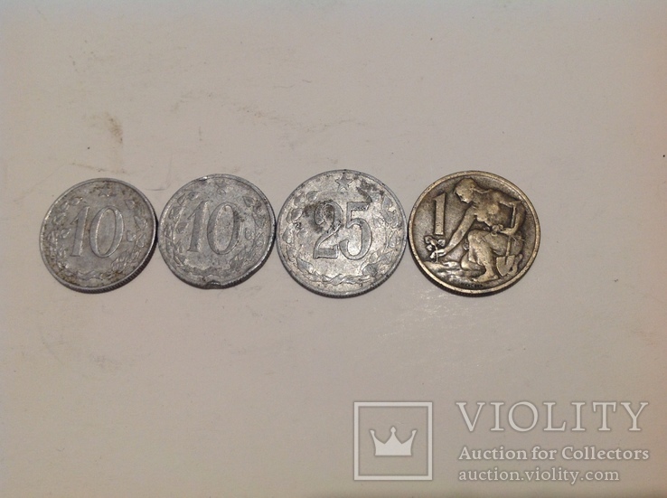 4 монети Чехословакия, фото №4