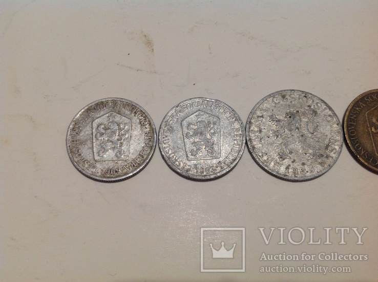 4 монети Чехословакия, фото №5