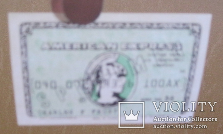 Чек American Express образец UNC, фото №4