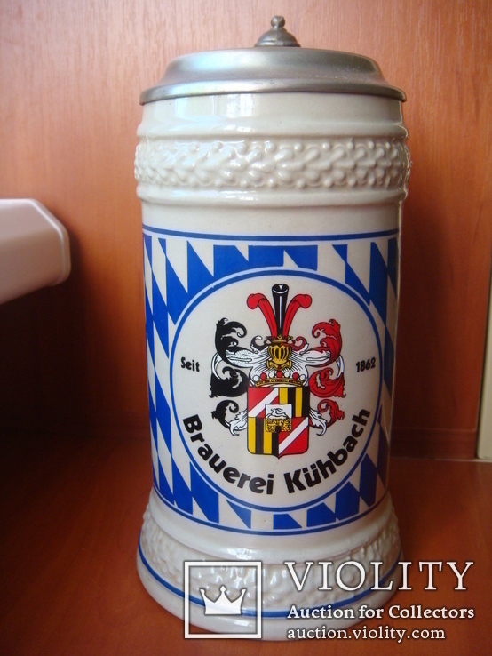 Коллекционная пивная кружка,пивоварня Кюбах, Германия, фото №2