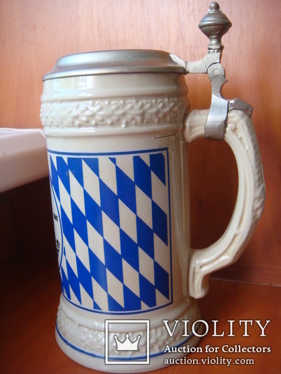 Коллекционная пивная кружка,пивоварня Кюбах, Германия, фото №3