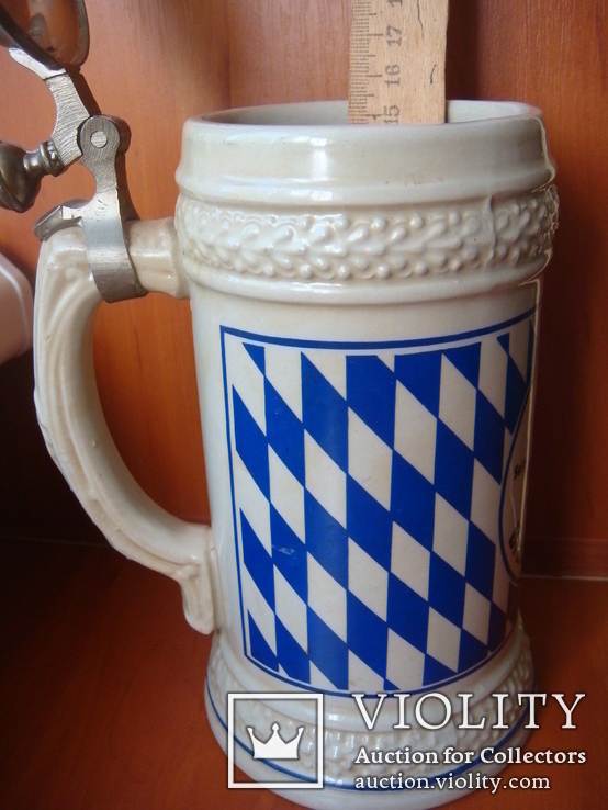 Коллекционная пивная кружка,пивоварня Кюбах, Германия, фото №11