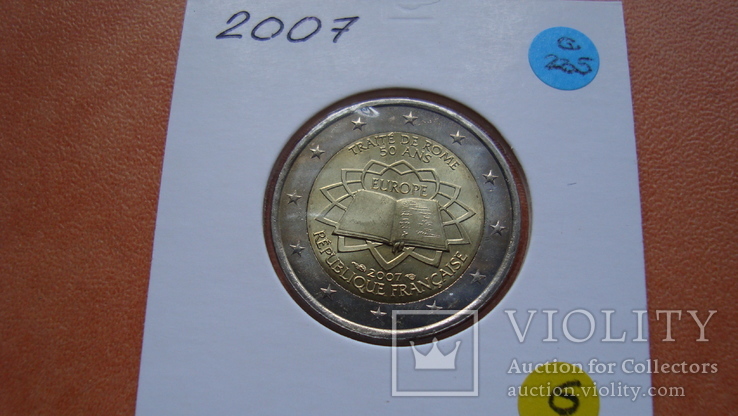 2 євро 2007 р  -- Франція, фото №2