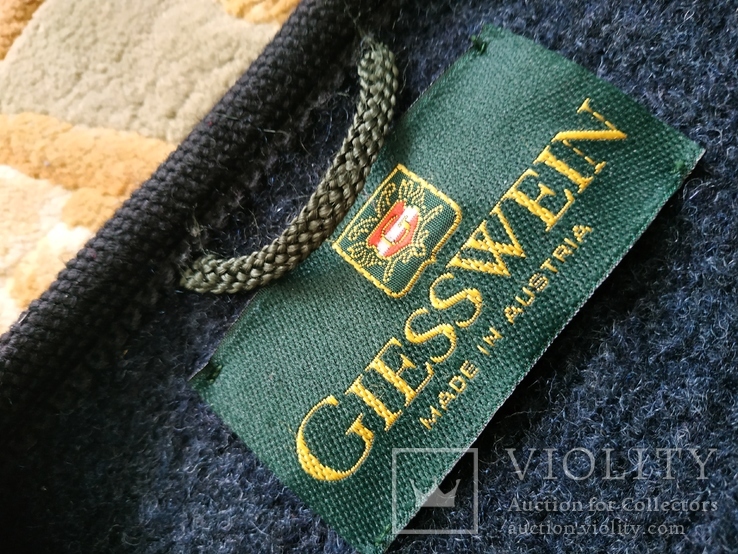  Шерстяной плотный пиджак-куртка Giesswein Австрия р.50, фото №11