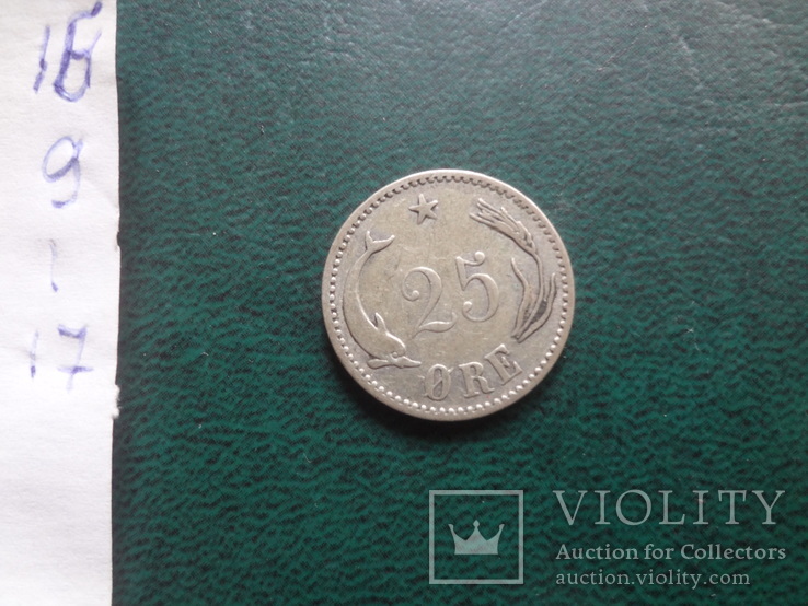 25 эре 1904  Дания серебро   (,10.1.17)~, фото №5