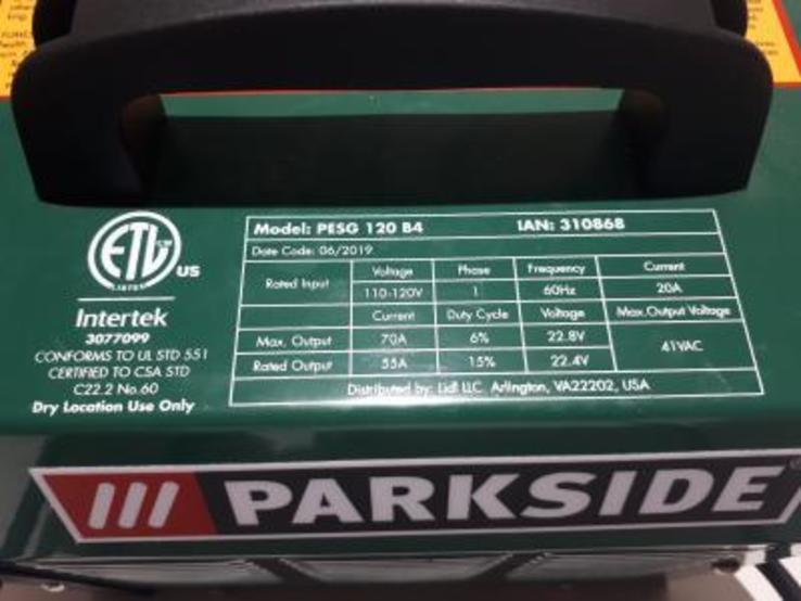 Сварочный аппарат PARKSIDE® PESG 120 B4 из Германии !