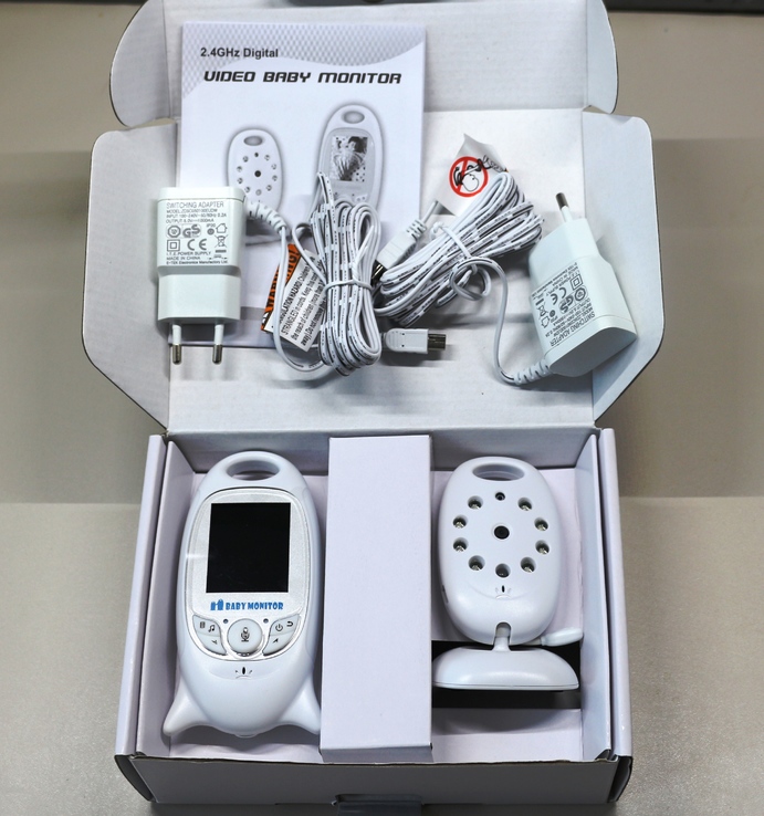 Видеоняня радионяня Baby Monitor VB601 ночное видение, двухсторонняя связь, фото №7